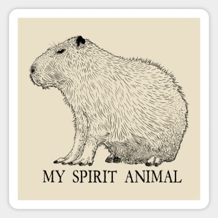 Capybara: My Spirit Animal Magnet